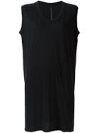 Rick Owens Lilies Sleeveless V-neck Top, Women's, Size: 40, Black, Polyamide/viscose/angora/wool