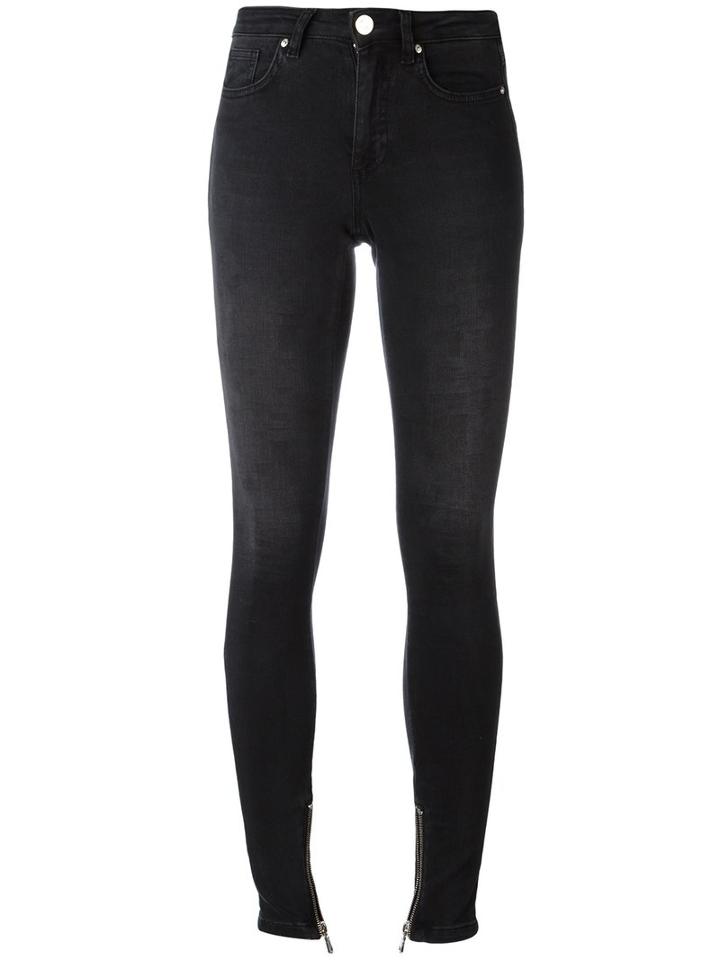 Zoe Karssen Patti Skinny Jeans, Women's, Size: Xs, Black, Cotton/spandex/elastane/polyester