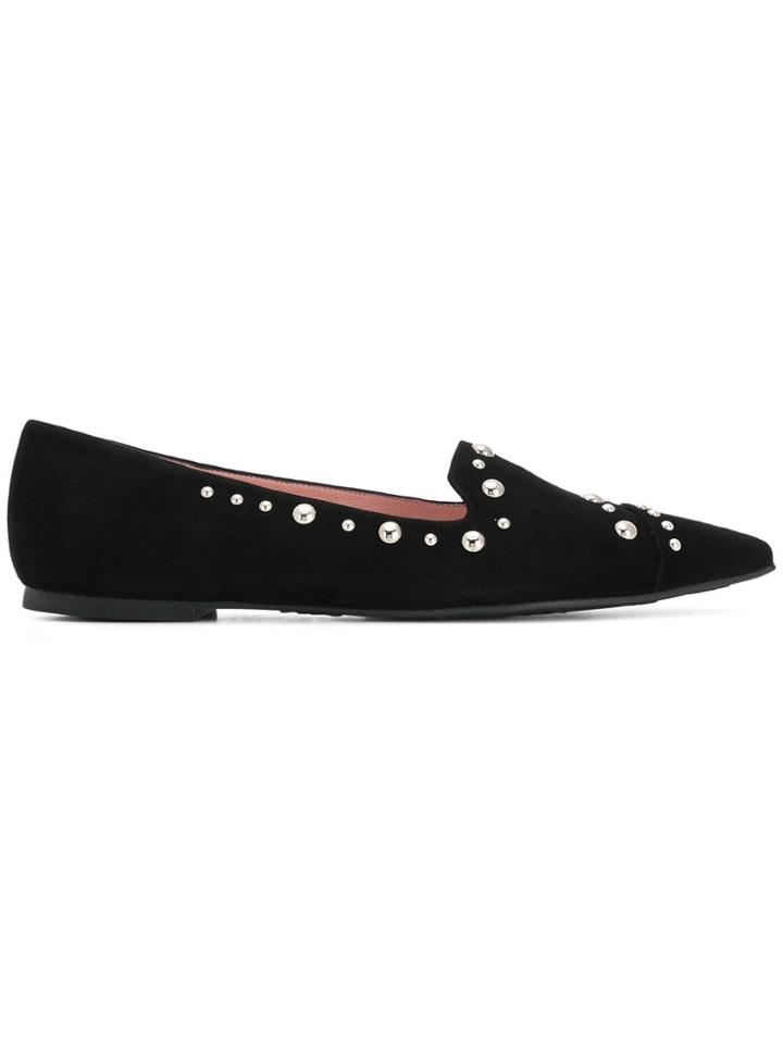 Pretty Ballerinas Embellished Ballerina Shoes - Black