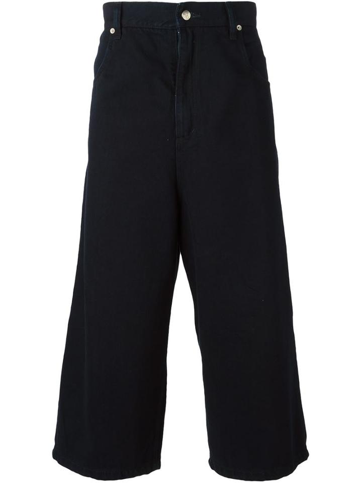 Societe Anonyme Wide Leg Denim Shorts