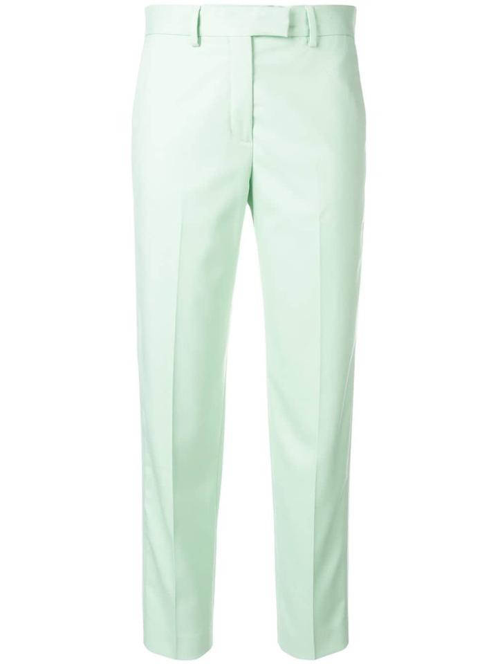 Calvin Klein Appliqué Side Striped Trousers - Green