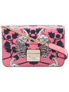 Furla Patterned Metropolis Bag - Pink & Purple