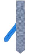 Prada Patterned Tie - Blue