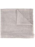Faliero Sarti Frayed Scarf, Adult Unisex, Nude/neutrals, Cashmere