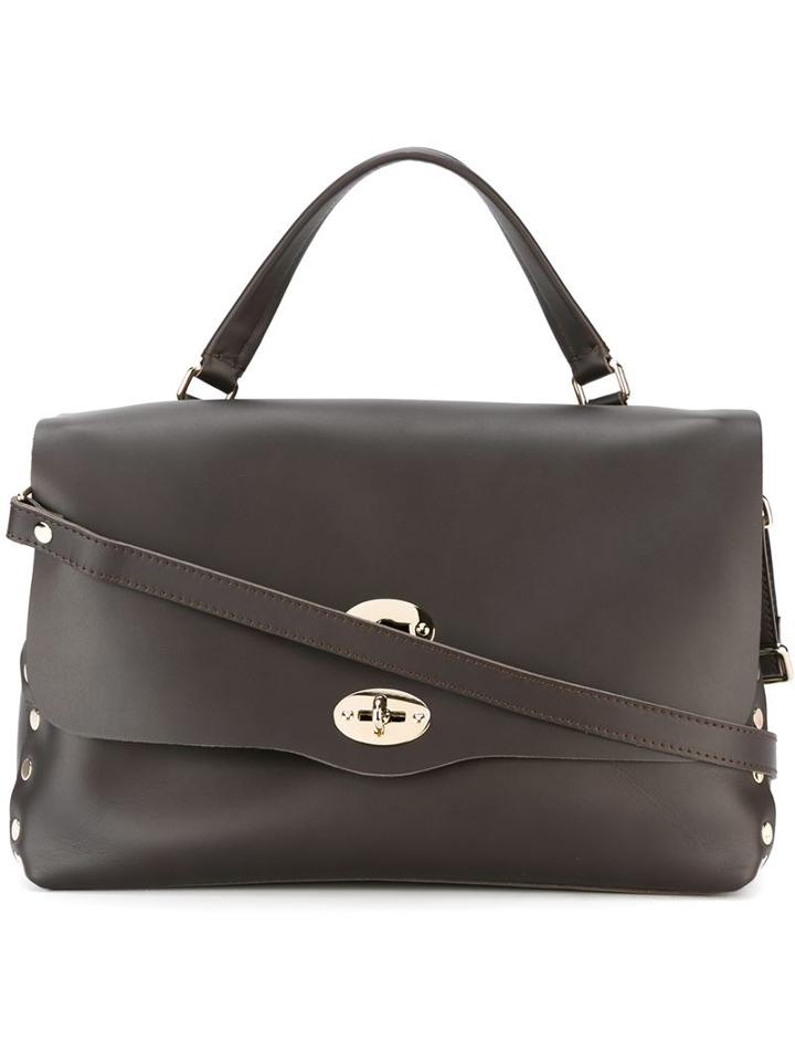 Zanellato Large 'postina' Satchel, Women's, Brown