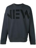 Odeur - 'superior' Printed Sweatshirt - Unisex - Cotton - Xl, Grey, Cotton