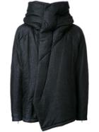 Julius Dislocated Zipper Jacket, Men's, Size: 2, Black, Wool/polyester/nylon/acrylic