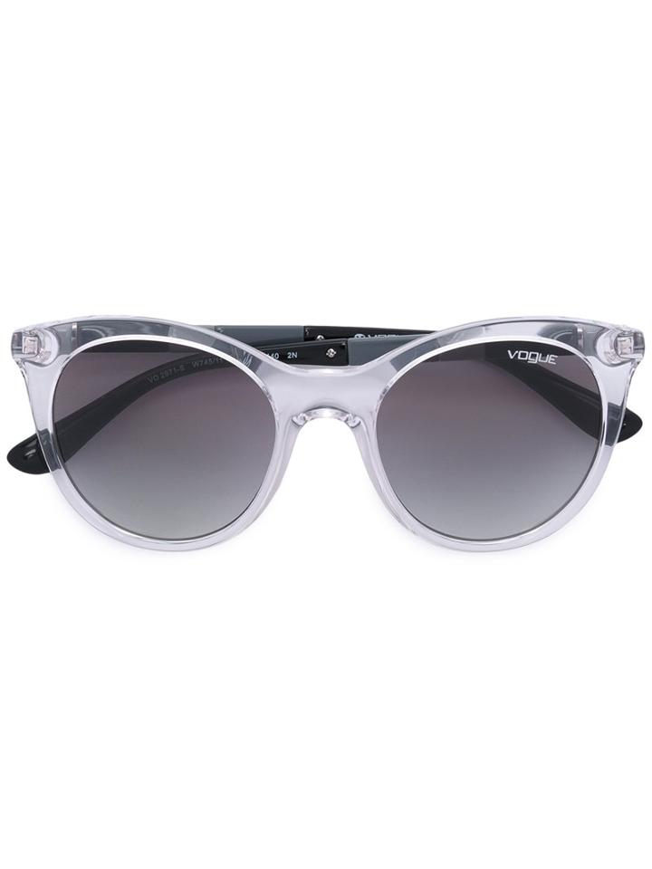 Vogue Eyewear - Round Frame Sunglasses - Women - Acetate - 50, Women's, Grey, Acetate