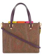 Etro Paisley Patterned Organiser Tote - Multicolour