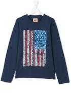 Levi's Kids Flag Print Sweatshirt - Blue
