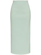 Vika Gazinskaya Jersey High-waisted Pencil Skirt - Green