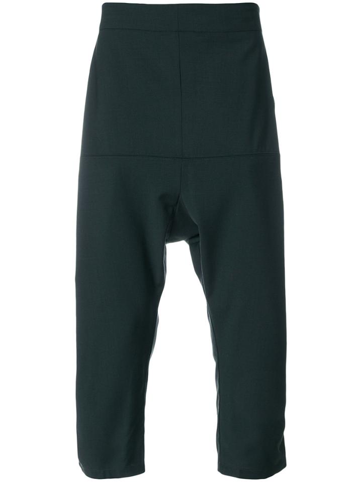 Odeur Sarrouel Cropped Trousers - Green