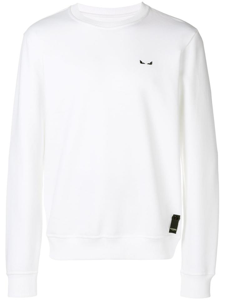 Fendi Crew Neck Sweatshirt - White