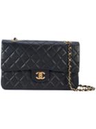 Chanel Vintage - Quilted Chain Crossbody Bag - Women - Lamb Skin - One Size, Black, Lamb Skin