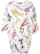 Moschino All-over Print Dress - White