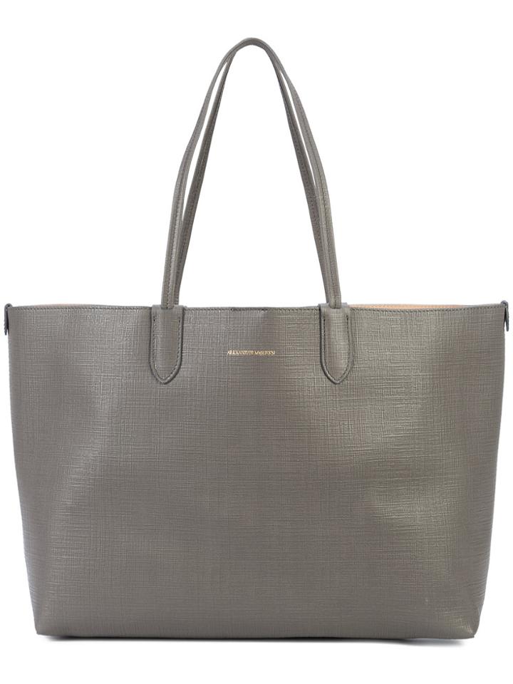 Alexander Mcqueen Shopper Tote - Grey