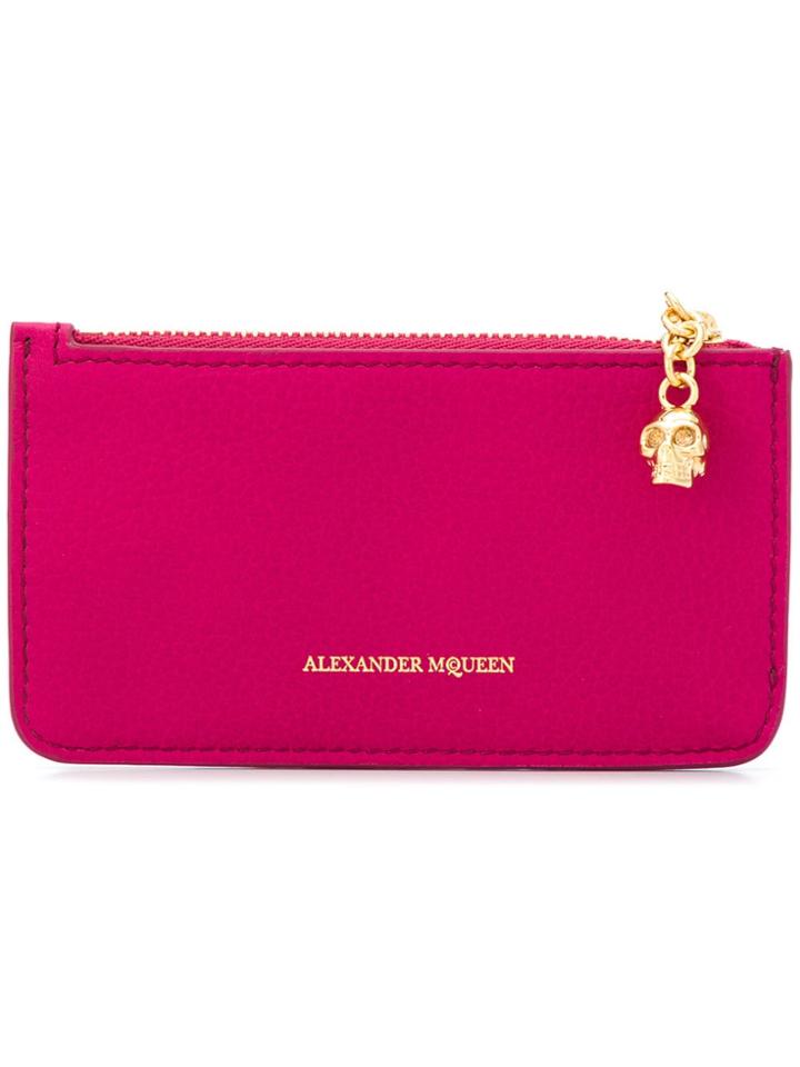 Alexander Mcqueen Skull Purse - Pink & Purple