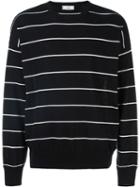 Ami Alexandre Mattiussi Striped Oversize Sweater, Men's, Size: Small, Blue, Cotton