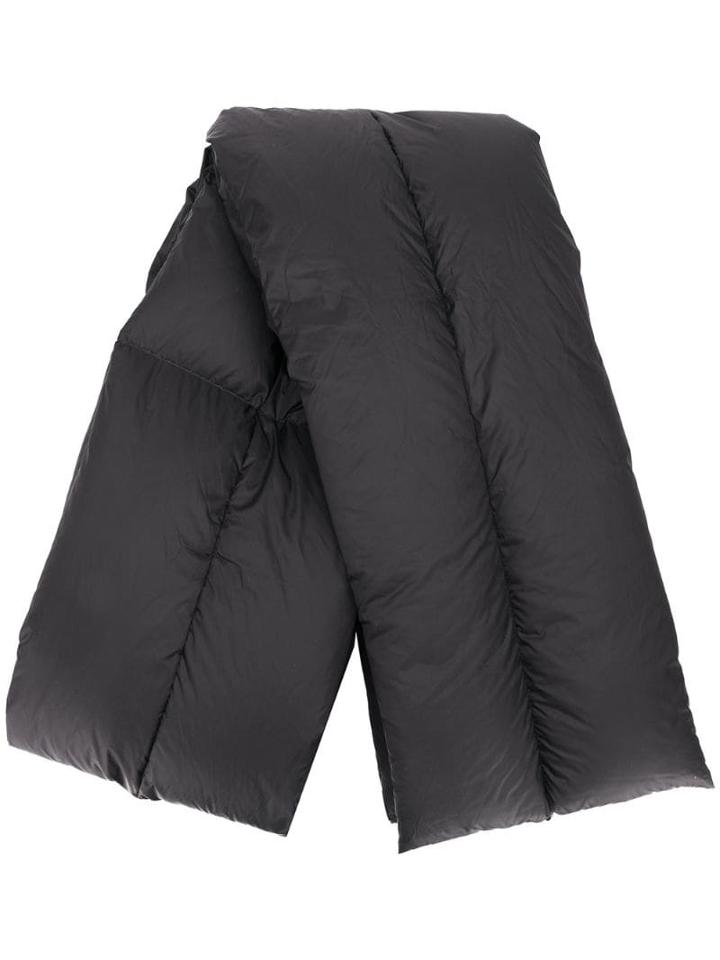 Rick Owens Long Padded Stole - Black