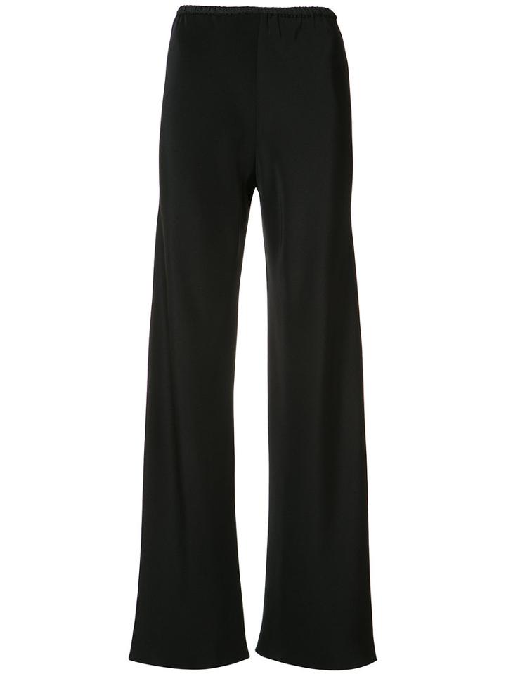Peter Cohen High-rise Flared Trousers, Women's, Size: Xs, Black, Silk