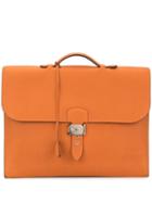 Hermès Pre-owned Sac A Depeche 38 Briefcase - Orange