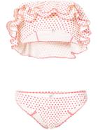 Lisa Marie Fernandez Sabine Ruffle Bikini - White