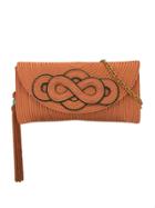 Shanghai Tang Braided Knot Clutch - Gold