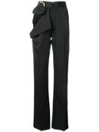 Seen Users Lace Panel Trousers - Black