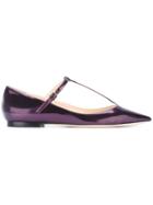 Jimmy Choo Daria Ballerinas - Pink & Purple