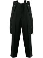 Marni - Trousers With Braces - Men - Cotton/virgin Wool - 44, Black, Cotton/virgin Wool