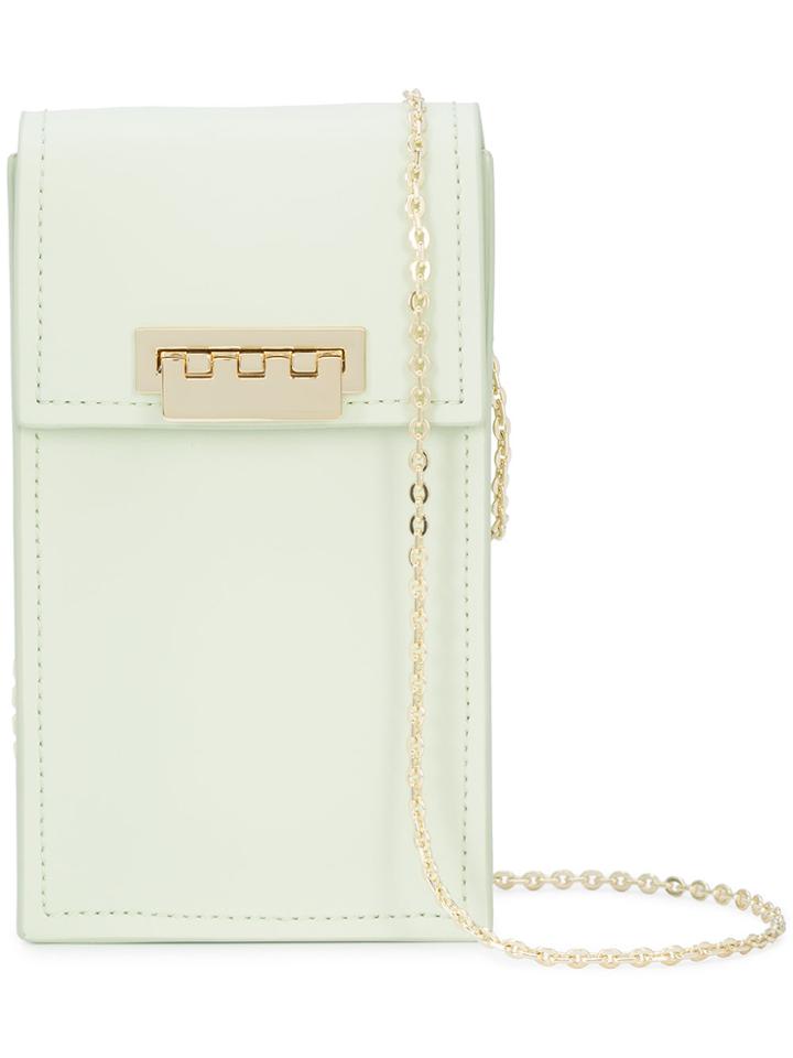 Zac Zac Posen Earthette Accordion Phone Crossbody Bag - Green