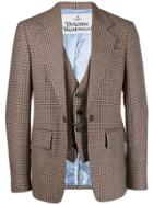 Vivienne Westwood Blazer With Inner Waistcoat - Brown
