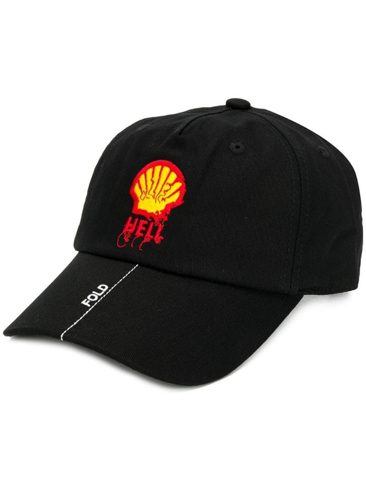 Botter 'hell' Embroidered Cap - Black