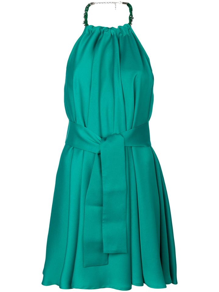 Pinko Flared Dress - Green