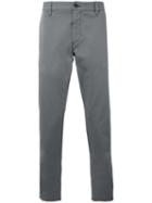 Armani Jeans - Classic Chinos - Men - Cotton/spandex/elastane - 52, Grey, Cotton/spandex/elastane