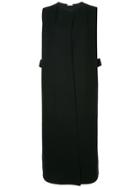 Jil Sander Long Vest - Black