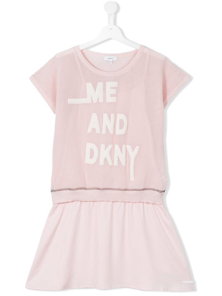 Dkny Kids - Layered Me And Dkny Dress - Kids - Polyester - 16 Yrs, Pink/purple
