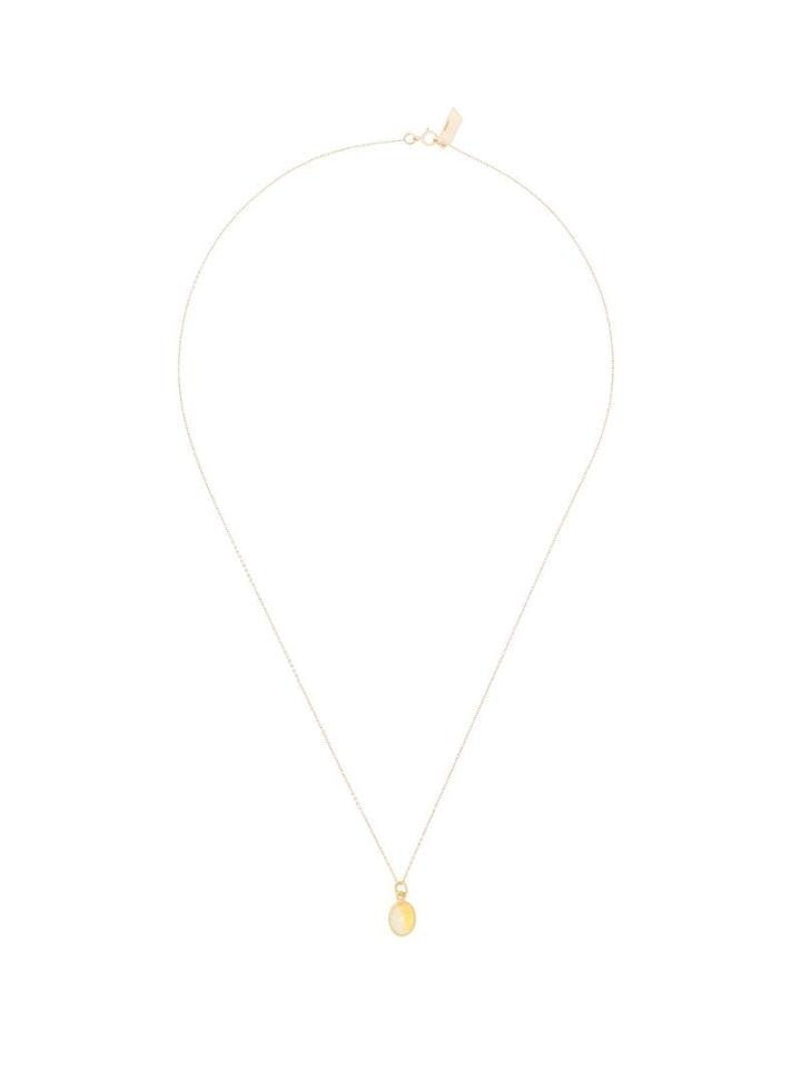 Loren Stewart 14kt Gold Opal Pendant Necklace