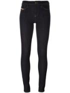 Diesel Skinny Trousers, Women's, Size: 27, Blue, Cotton/polyester/spandex/elastane