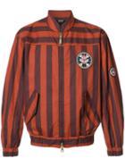 Vivienne Westwood Man Striped Bomber Jacket - Yellow