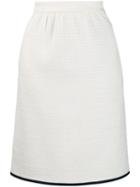 Boutique Moschino Tweed Skirt - White