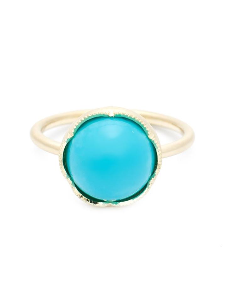 Irene Neuwirth Round Turquoise Ring, Women's, Size: 7, Blue