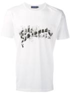 Frescobol Carioca Print T-shirt, Men's, Size: Large, White, Cotton