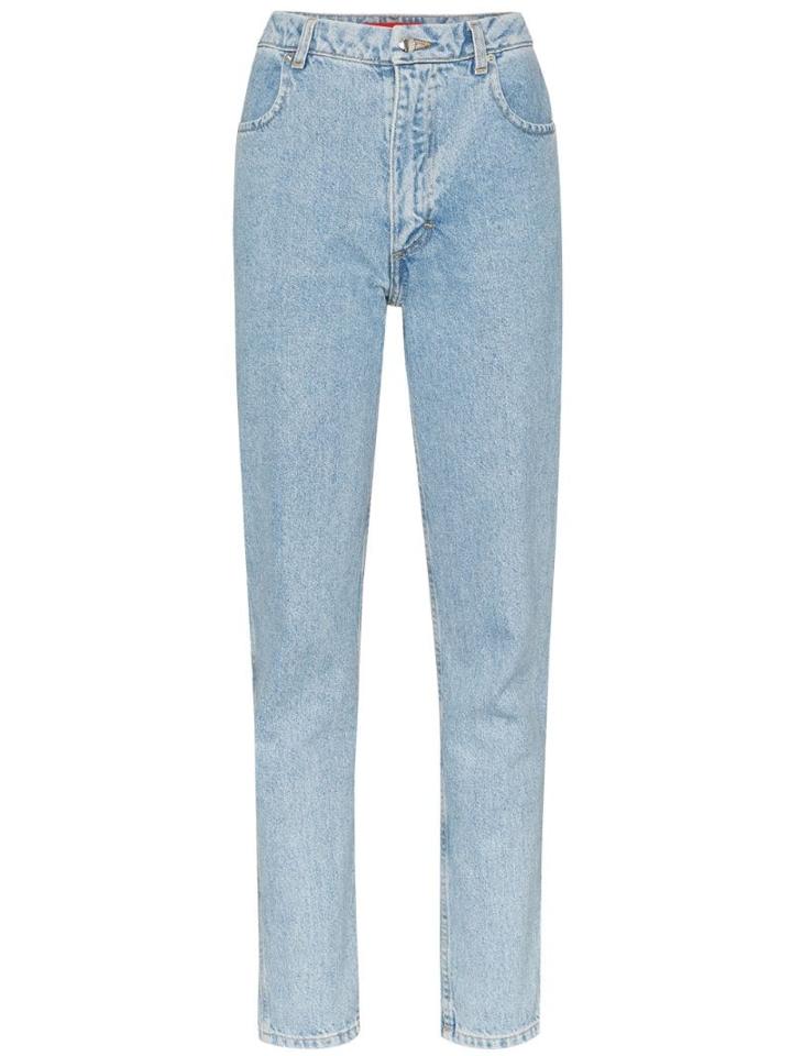 Eckhaus Latta Straight-leg Jeans - Blue