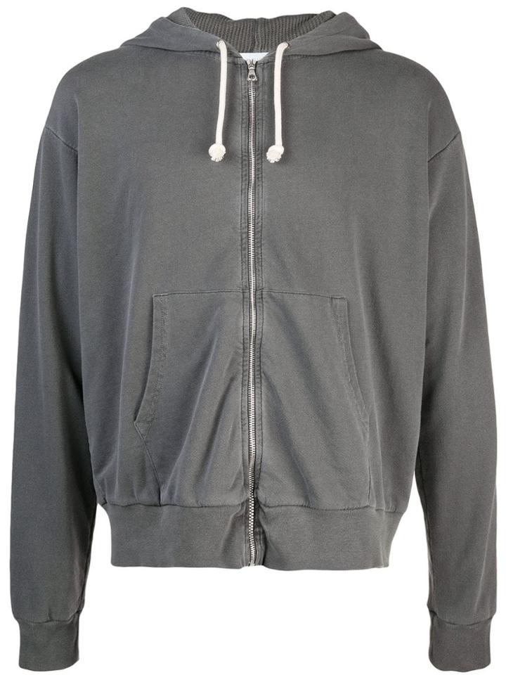 John Elliott Zipped Up Hoodie - Grey