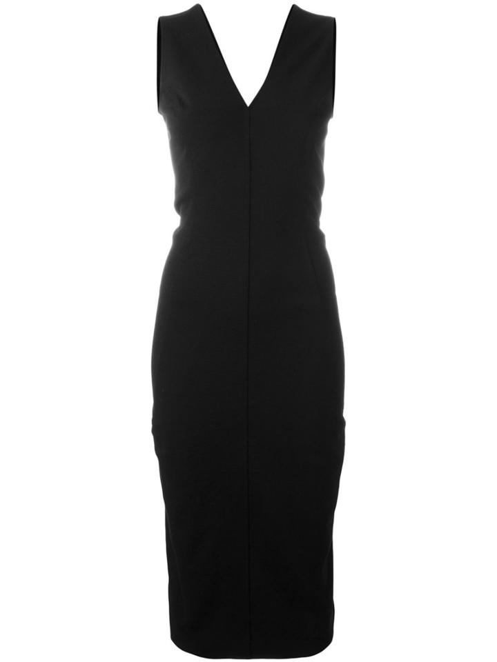 Rick Owens Fitted Dress, Women's, Size: 46, Black, Cotton/spandex/elastane/viscose