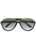 Tom Ford Eyewear Dimitry Aviator Sunglasses - Black