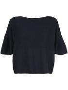 Ballsey Short-sleeve Sweater Top - Blue