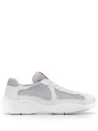Prada Low-top Round Toe Sneakers - White