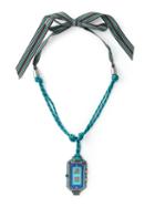 Lanvin Digital Watch Pendant Necklace